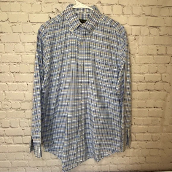 bobby jones dress shirts Men's Full Button Front Shirts